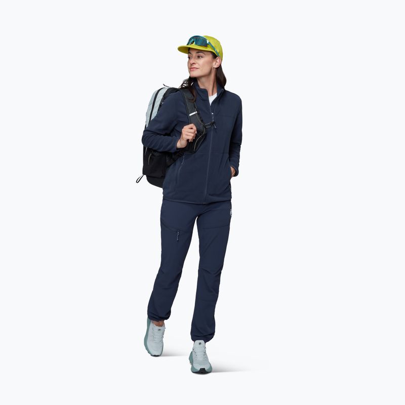 Felpa in pile da donna Mammut Innominata Light ML marine 2