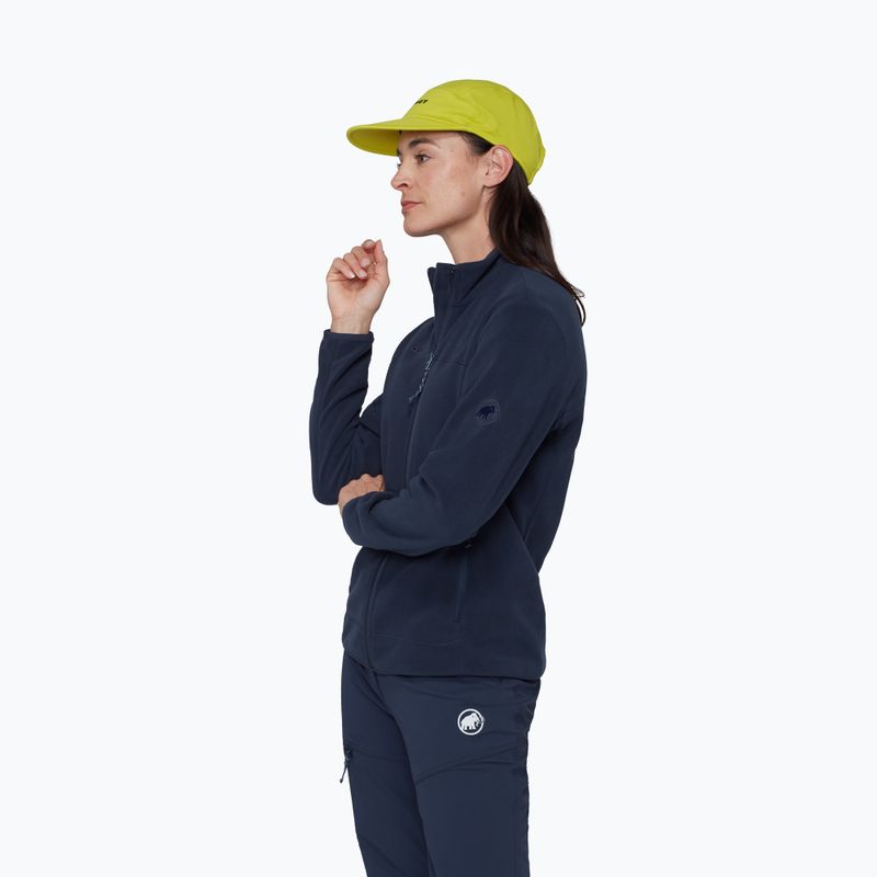 Felpa in pile da donna Mammut Innominata Light ML marine 4