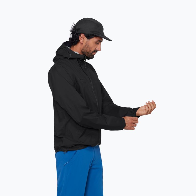 Giacca antivento da uomo Mammut Ducan HS Hooded black 4