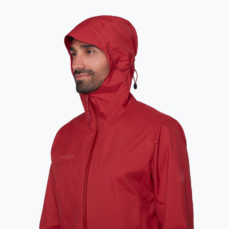 Giacca antivento da uomo Mammut Ducan HS Hooded dark mammut red 5