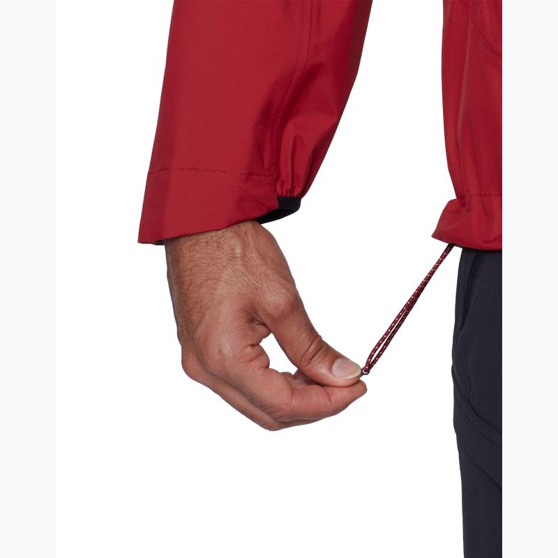 Giacca antivento da uomo Mammut Ducan HS Hooded dark mammut red 7