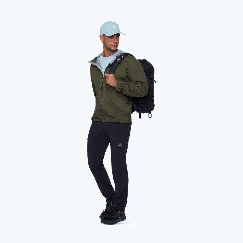 Giacca antivento da uomo Mammut Ducan HS Hooded dark mesh 2