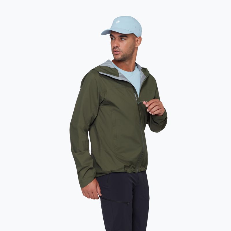 Giacca antivento da uomo Mammut Ducan HS Hooded dark mesh 4