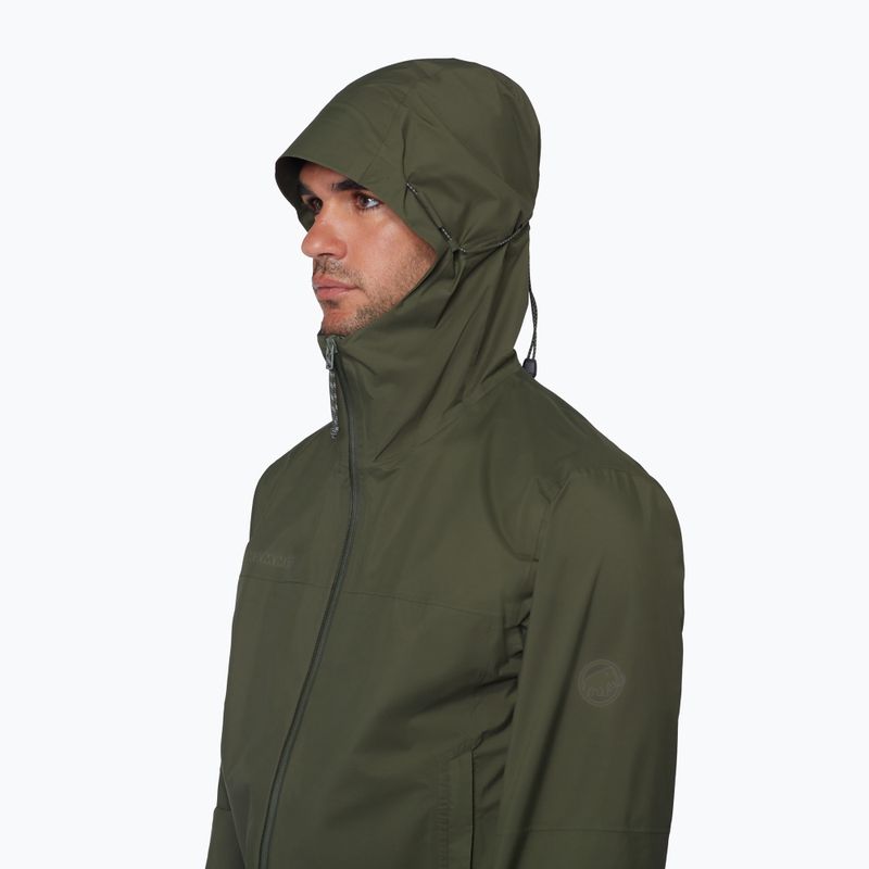 Giacca antivento da uomo Mammut Ducan HS Hooded dark mesh 5