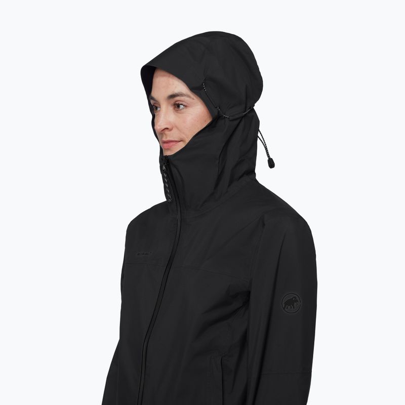 Giacca antivento da donna Mammut Ducan HS Hooded black 5