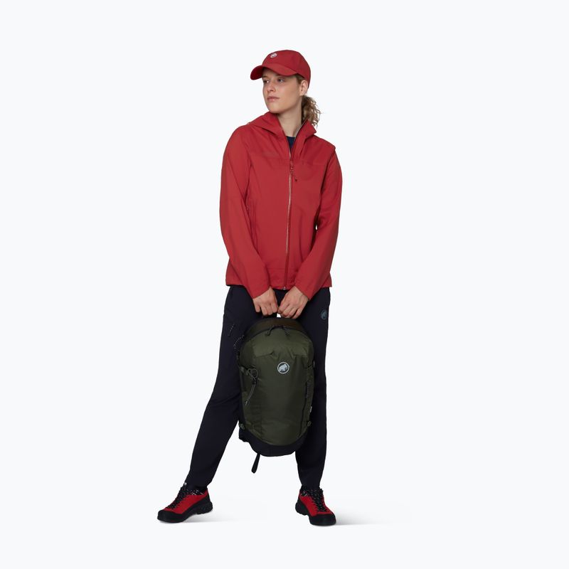 Giacca antivento da donna Mammut Ducan HS Hooded dark mammut red 2