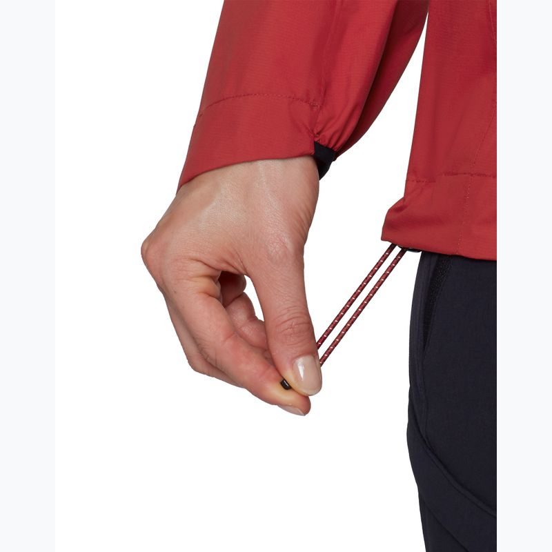 Giacca antivento da donna Mammut Ducan HS Hooded dark mammut red 7