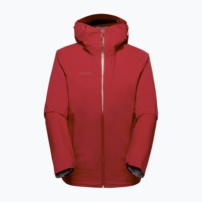 Giacca antivento da donna Mammut Ducan HS Hooded dark mammut red 8