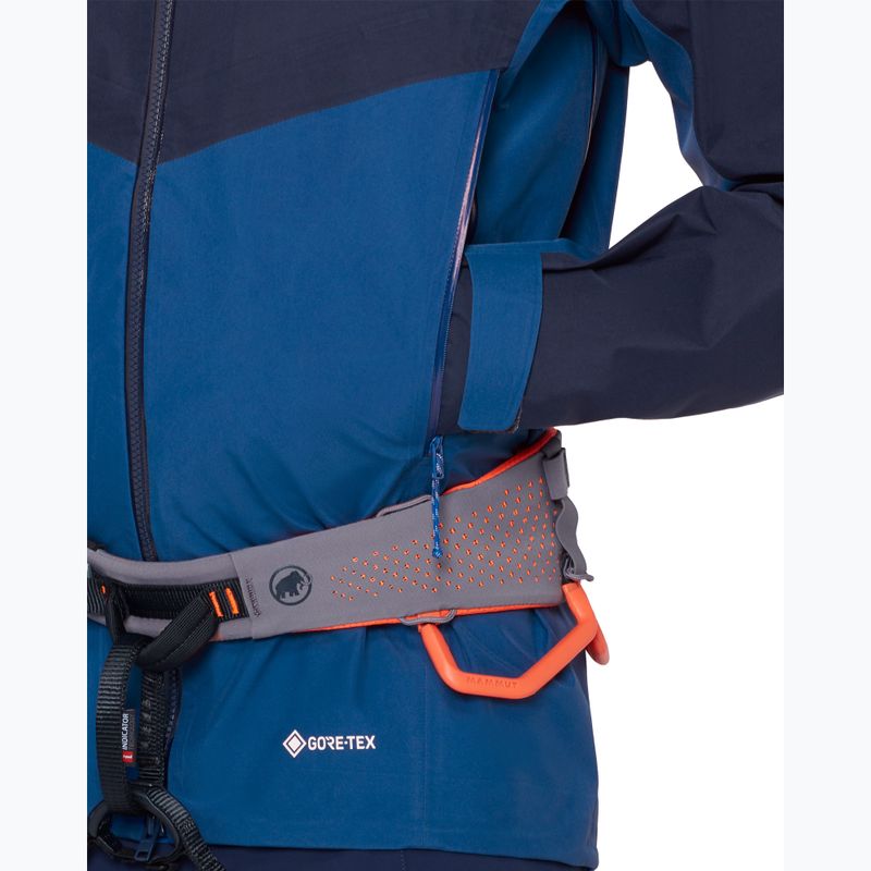 Giacca antipioggia da uomo Mammut Crater IV HS Hooded sweatshirt/marine 9