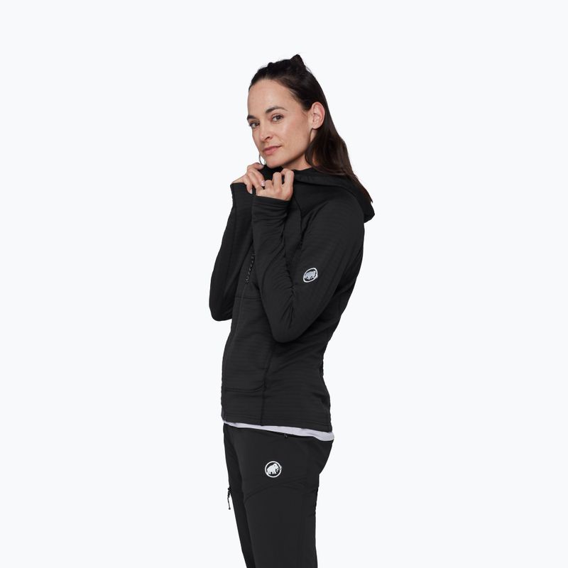 Felpa donna Mammut Taiss ML Hooded Jacket Women black 4
