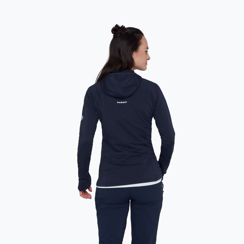 Felpa da donna Mammut Taiss ML Hooded marine 3