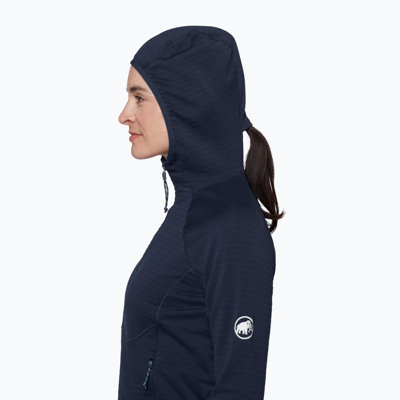 Felpa da donna Mammut Taiss ML Hooded marine 5