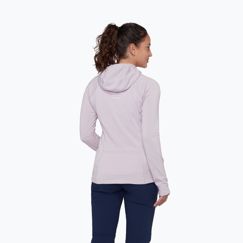 Felpa da donna Mammut Taiss ML Hooded alpine calamint 3