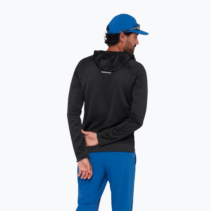 Felpa da trekking da uomo Mammut Crag ML Hooded black 3