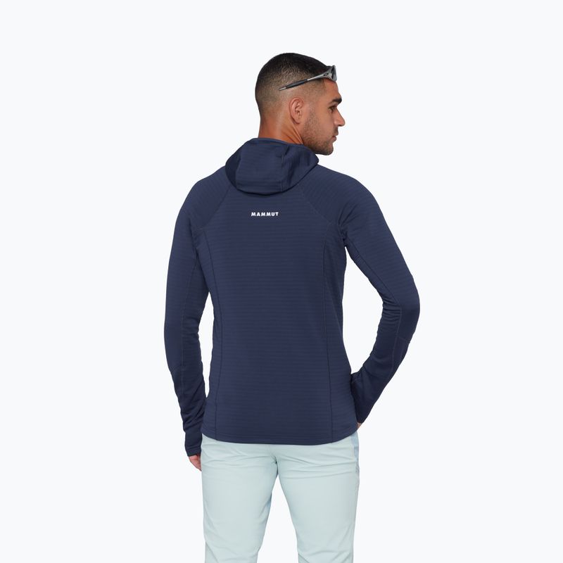 Felpa da uomo Mammut Taiss ML Hooded marine 3