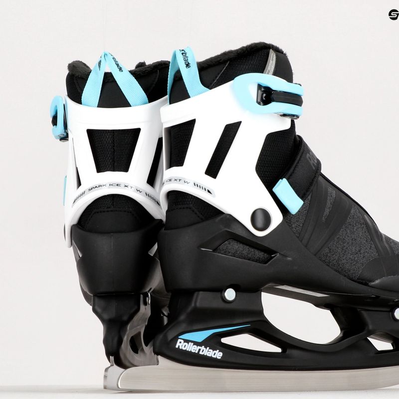 Rollerblade Spark XT pattini da donna nero/azzurro 8