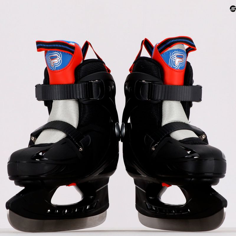 Pattini FILA J-One HR per bambini nero/rosso/blu 9