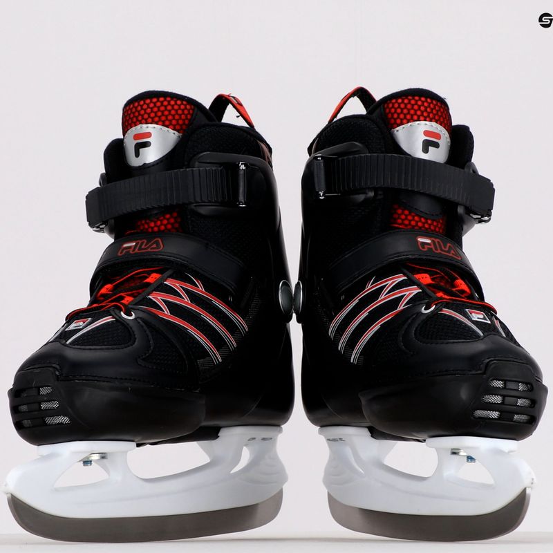 Pattini FILA X-One per bambini nero/rosso 10