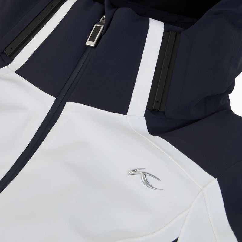 Giacca da sci da donna KJUS Formula bianco/spazio profondo 3