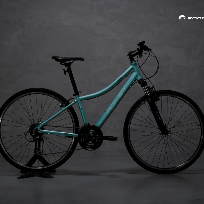 Bicicletta cross donna Romet Orkan 2 D turchese 3