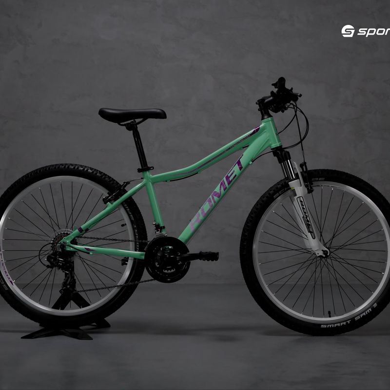 Mountain bike donna Romet Jolene 6.1 verde/viola 15