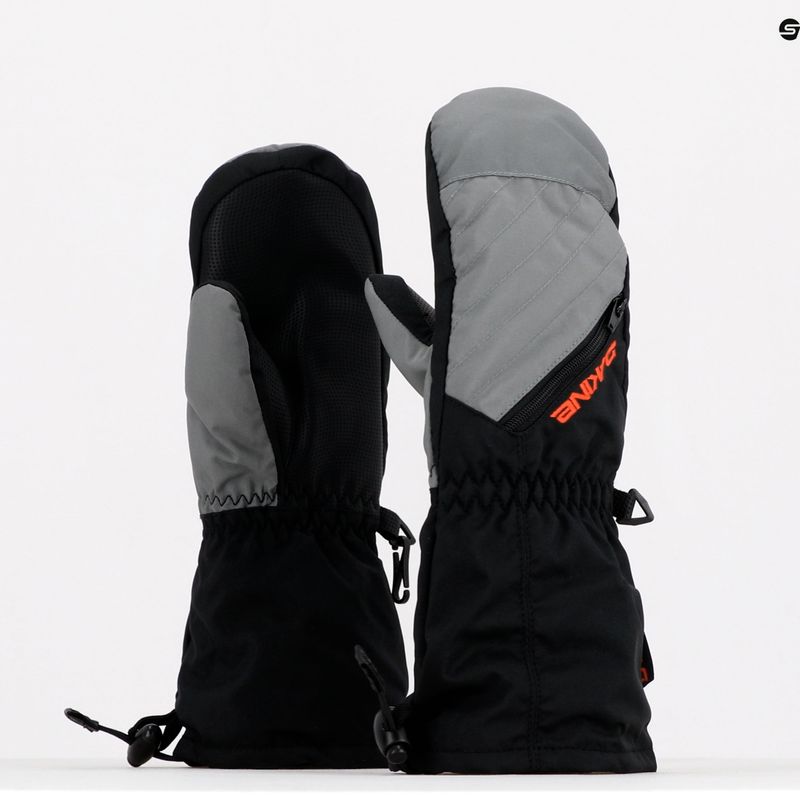 Dakine Guanti da snowboard per bambini Tracker Mitt grigio acciaio 6