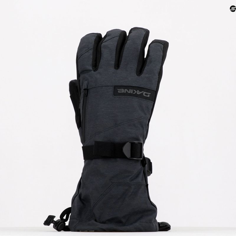 Guanto da snowboard Dakine Titan Gore-Tex da uomo, carbonio 12