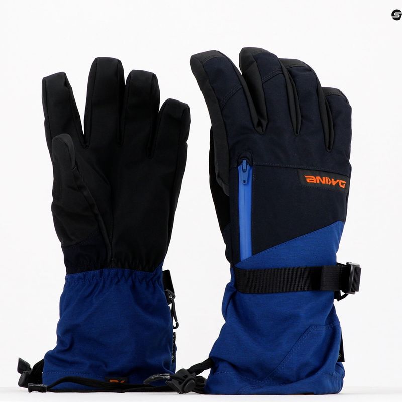 Guanto da snowboard Dakine Titan Gore-Tex da uomo blu profondo 12