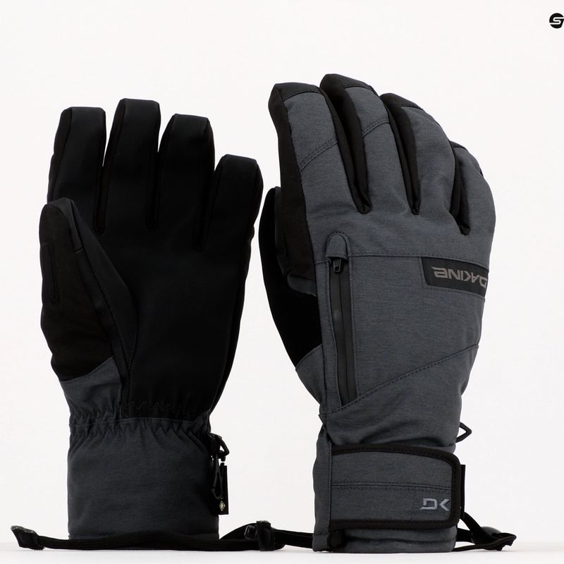 Guanto da snowboard corto Dakine Titan Gore-Tex da uomo, carbonio 12