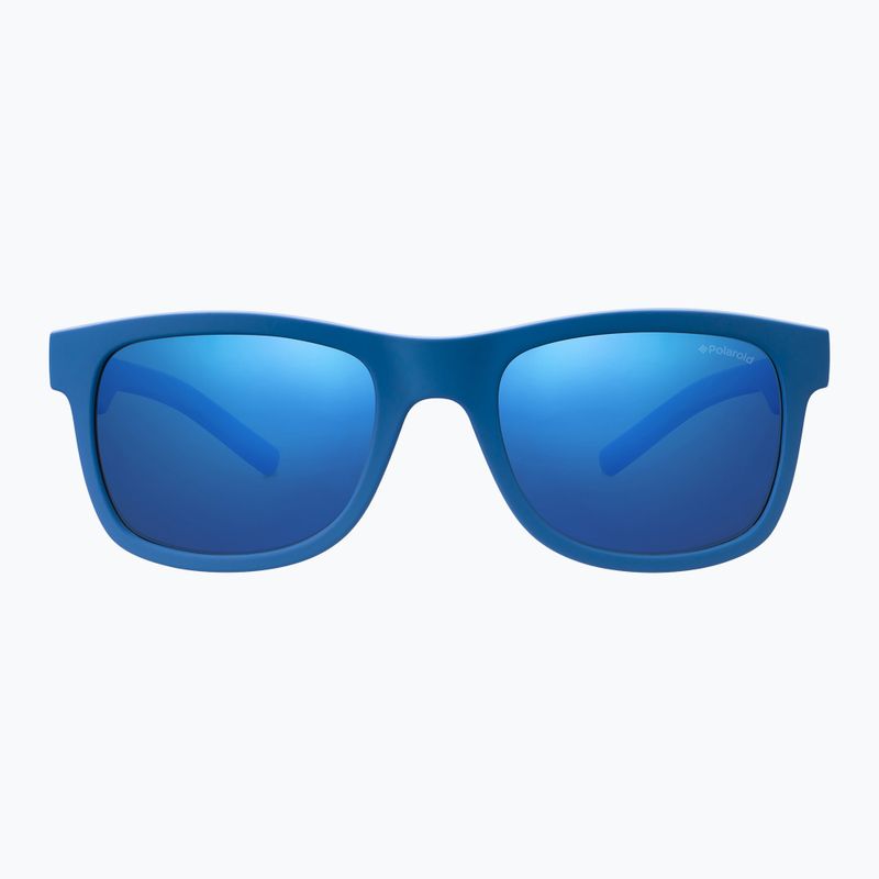 Occhiali da sole Polaroid PLD 8020/S blu/grigio blu multistrato polarizzati per bambini 2