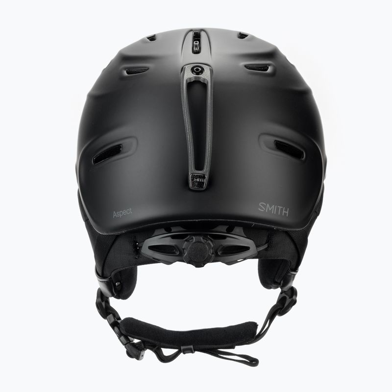 Casco da sci Smith Aspect nero opaco 3