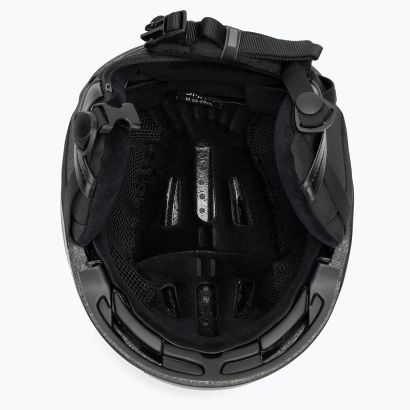 Casco da sci Smith Aspect nero opaco 5
