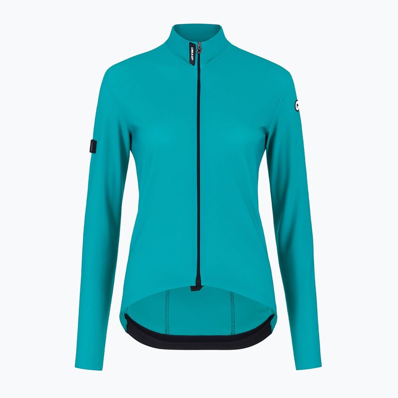 Maglia ciclismo donna ASSOS Uma GT Maglia Primavera Autunno C2 verde turchese