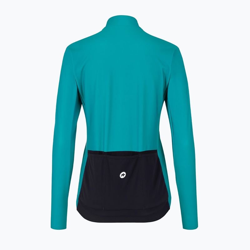 Maglia ciclismo donna ASSOS Uma GT Maglia Primavera Autunno C2 verde turchese 3