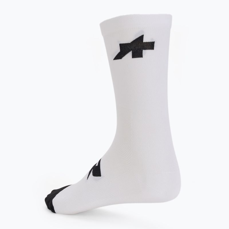 ASSOS R S9 2P calze da ciclismo bianche 2