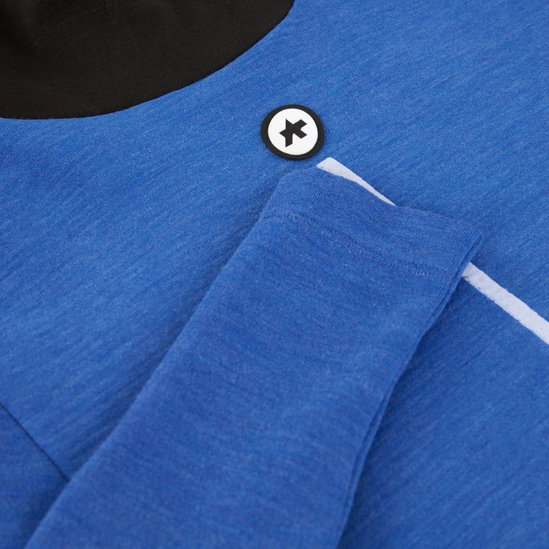 ASSOS Ultraz Winter Skin Layer P1 ciclismo uomo manica lunga calypso blu 7