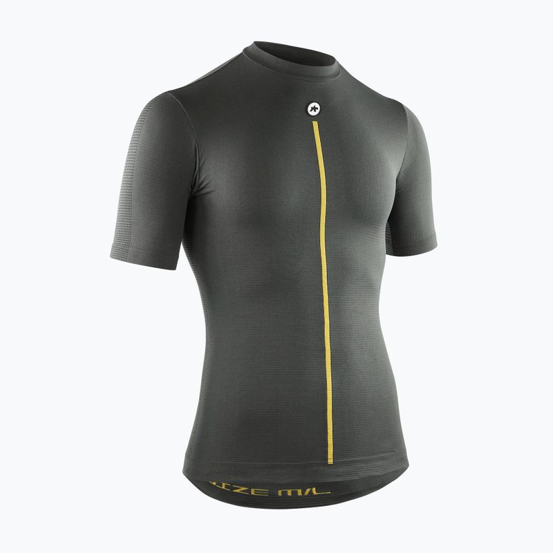 Maglia ciclismo ASSOS Spring Fall Skin Layer P1 uomo grigio antracite 3