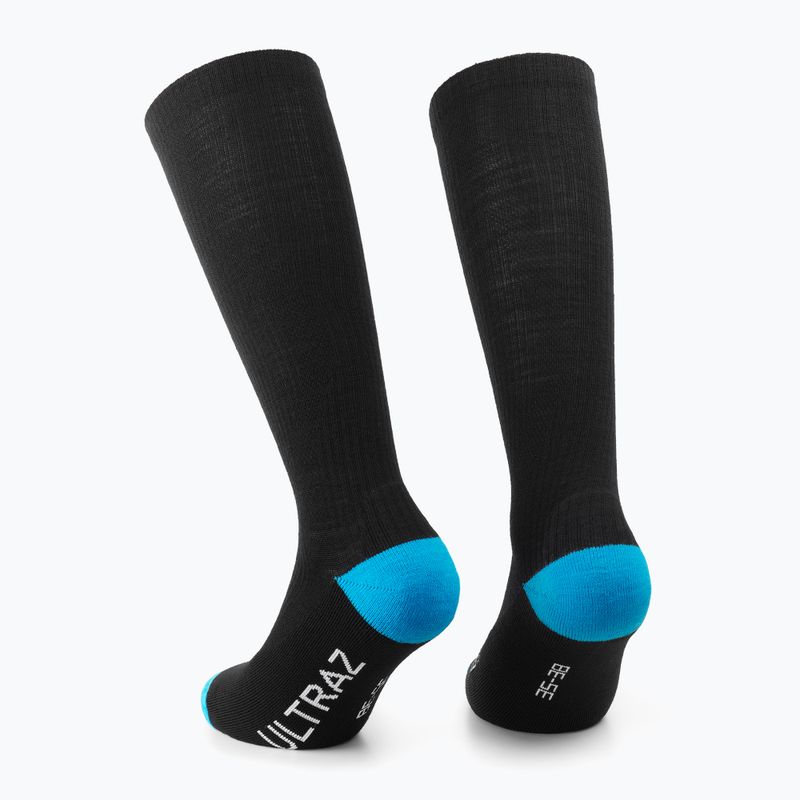 ASSOS Ultra Winter Fugu calze da ciclismo nere 2