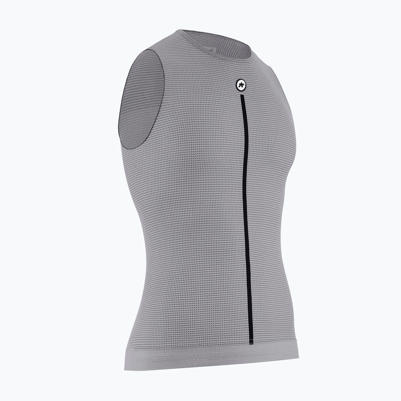 Felpa ciclismo uomo ASSOS Summer NS Skin Layer P1 grigio 3
