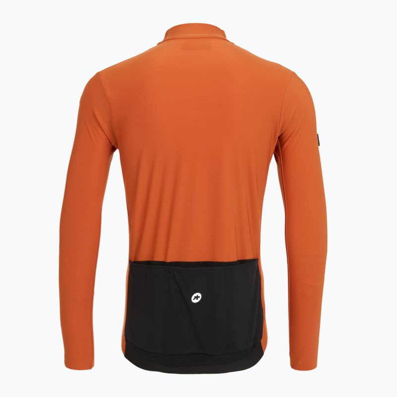 Felpa da ciclismo da uomo ASSOS Mille GT Spring Fall C2 marrone ruggine 2