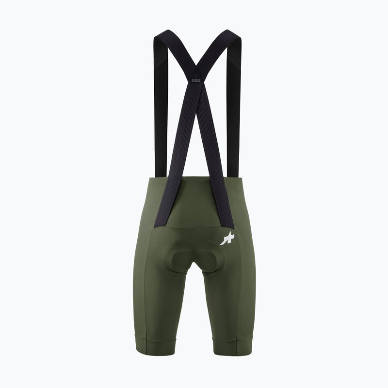 Pantaloncini da ciclismo da uomo ASSOS Mille GT S11 Bib Shorts moss green 2