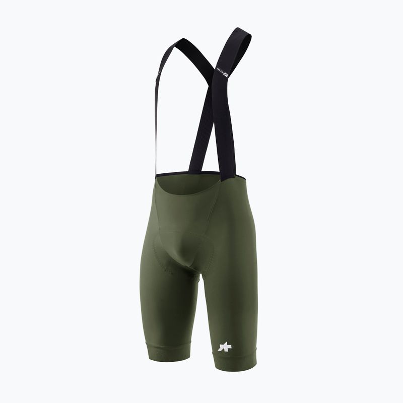 Pantaloncini da ciclismo da uomo ASSOS Mille GT S11 Bib Shorts moss green 4