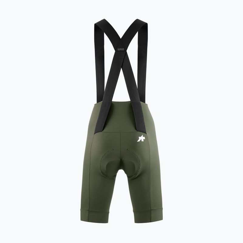 Pantaloncini da ciclismo da donna ASSOS Uma GT S11 Bib Shorts W moss green 2