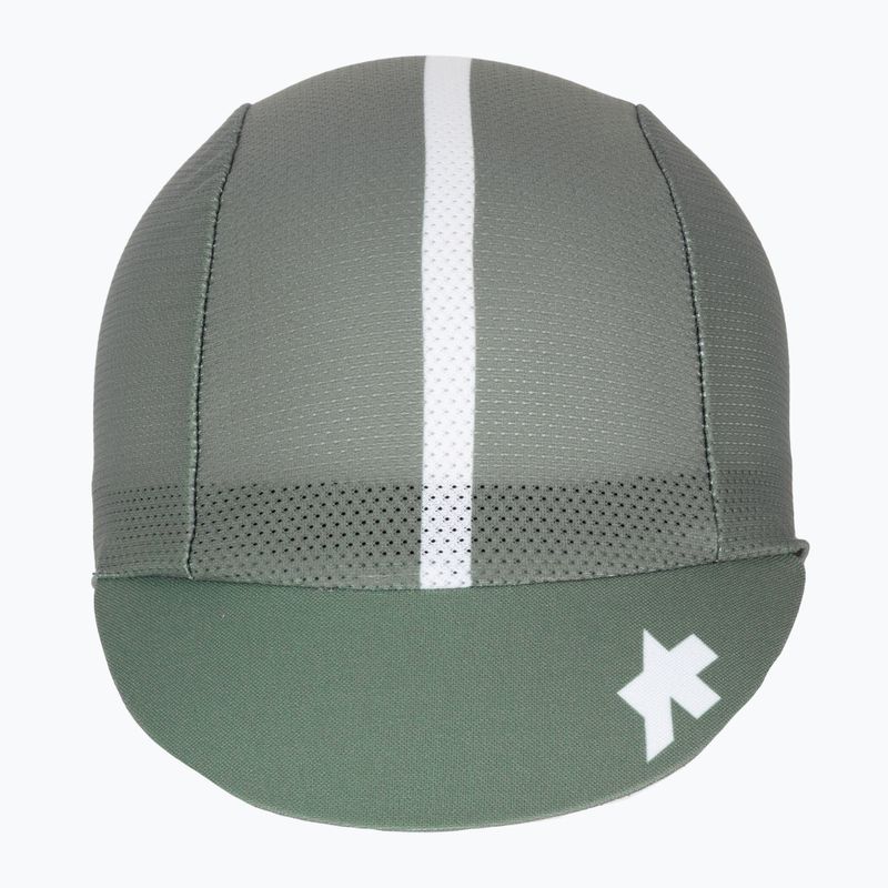 Cappellino da ciclismo con visiera ASSOS Endurance P1 edge green 2