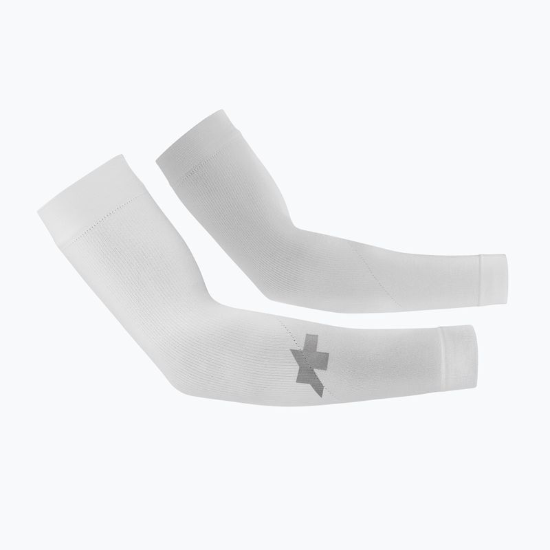 Manicotti da ciclismo ASSOS Summer Arm UV Protector P1 white 2