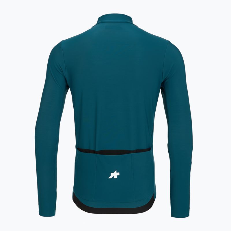 Longsleeve da ciclismo da uomo ASSOS Mille GT Spring Fall Jersey S11 deep petrol 2