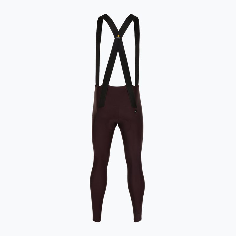 Pantaloni da ciclismo da uomo ASSOS Mille GT Bib Tights S11 mulberry brown 2