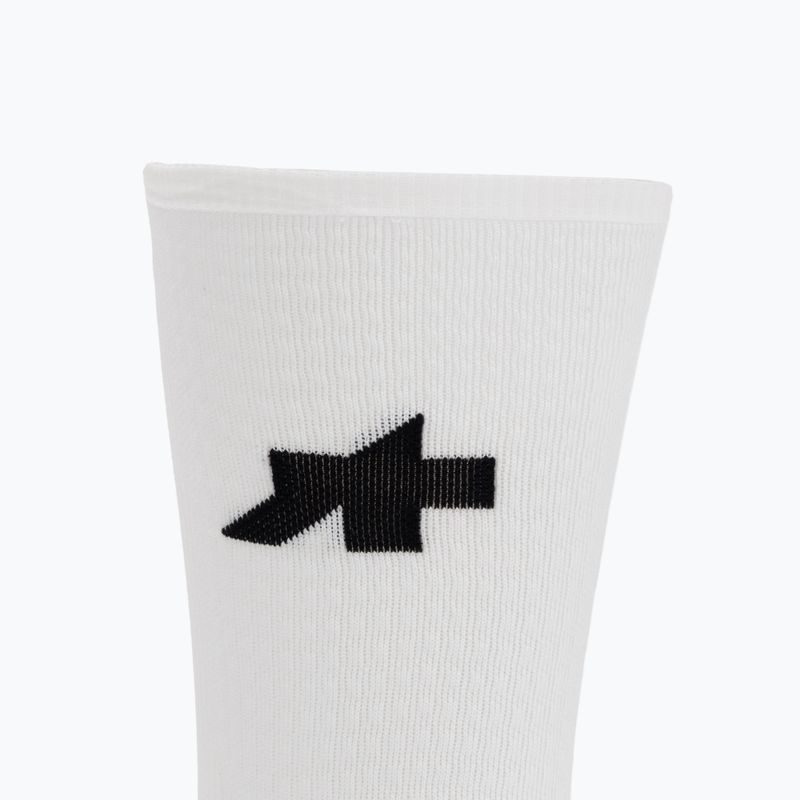 Calze ASSOS Equipe Spring Fall P1 white 3