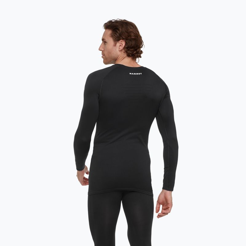 Maglia termica da uomo Mammut All-Mountain Seamless BL Mid black/white 2