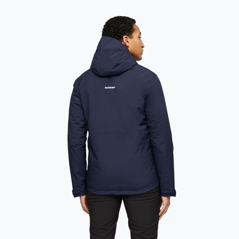 Giacca impermeabile da uomo Mammut Linard HS Thermo Hooded Jacket Men marine 2